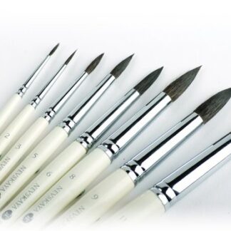 Кисть Белка  №1 Невская Палитра круглая, короткая ручка