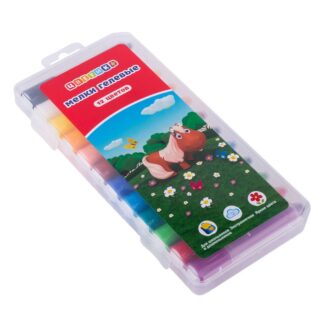 Цветик Набор гелевых мелков, 12 цветов, пластиковая упаковка