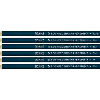 Карандаш ч/г ВКФ Эскиз набор  6 шт 10М(10B), 8М(8B), 5М(5B), 3М(3B), М(B), ТМ(HB) заточенный