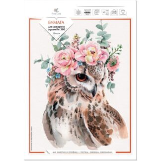 Бумага для акварели А3, 10л. 100% хлопок 300 г/кв.м Полином