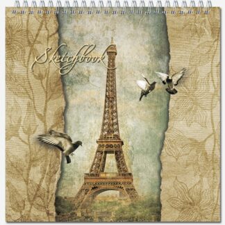 Скетчбук-блокнот QUADRO SUPERBIG AQUARELLE для акварели квадратный, 280х280, 20л. на гребне Полином